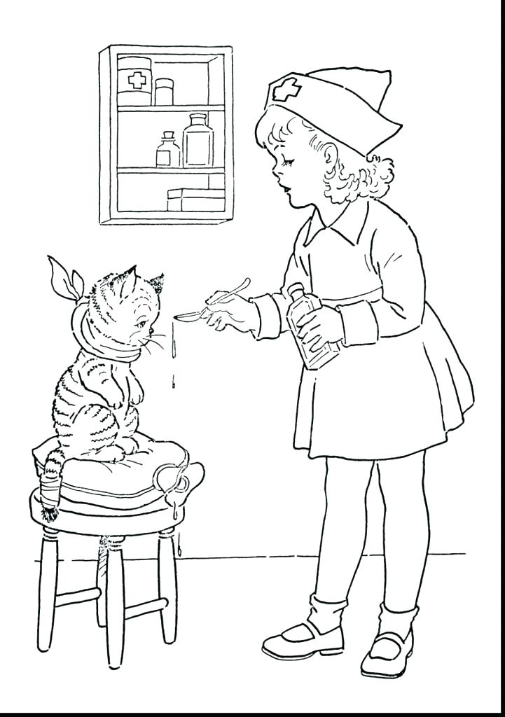 721x1024 Nursing Coloring Pages