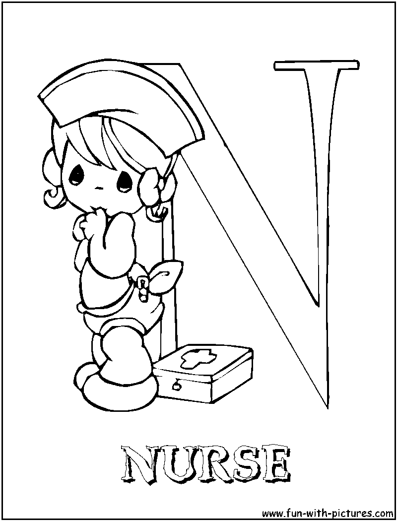 800x1050 New Excellent Munity Helpers Coloring Pages Nurse Free Coloring