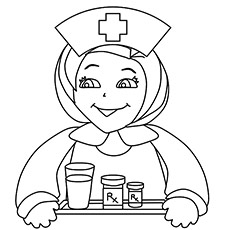 230x230 Free Nurse Coloring Printable For Kids Are You My Nurse