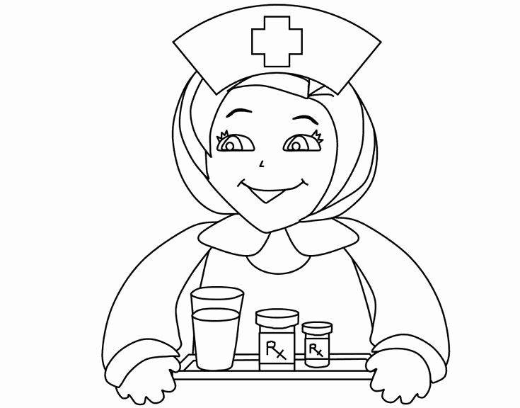 Nurse Coloring Pages Ohmygirl.us 735x576 Nurse Coloring Pages Ohmygirl.us