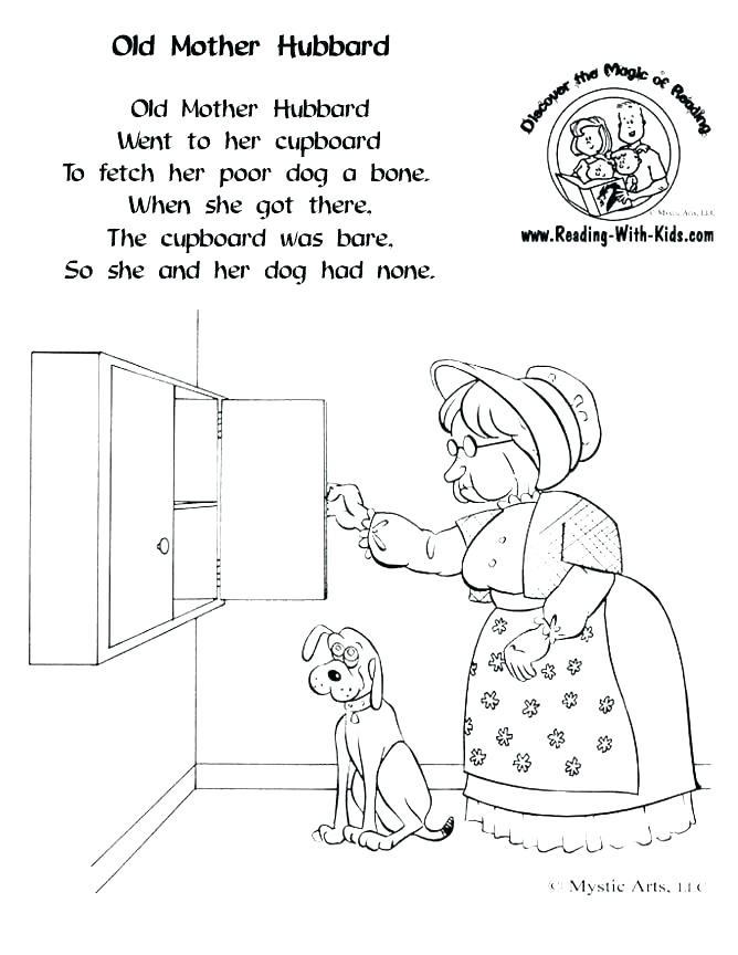 668x864 Jack Nimble Nursery Rhyme Coloring Page Free Rhymes Pages Color
