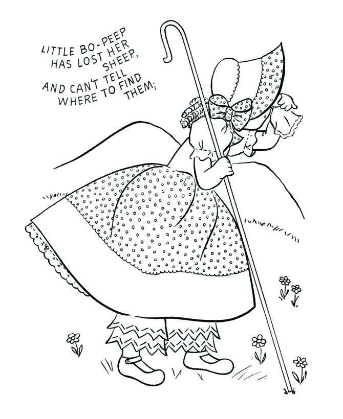 Nursery Rhyme Coloring Pages at GetColorings.com | Free printable ...