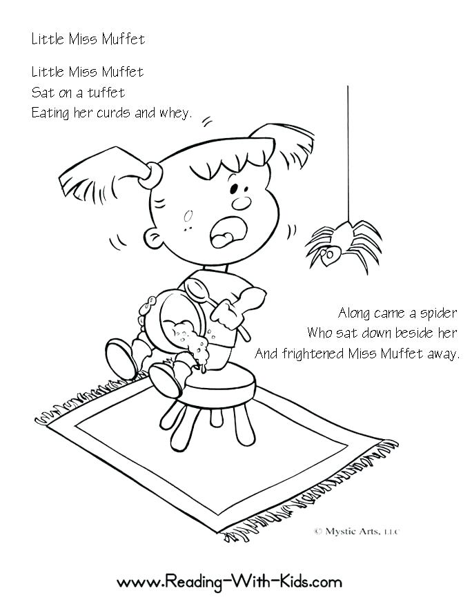 Nursery Rhymes Coloring Pages Little Miss Coloring Page Nursery 684x885 Nursery Rhymes Coloring Pages Little Miss Coloring Page Nursery