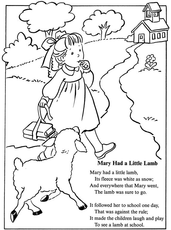 573x770 Peaceful Design Ideas Nursery Rhymes Coloring Pages 2 Printable