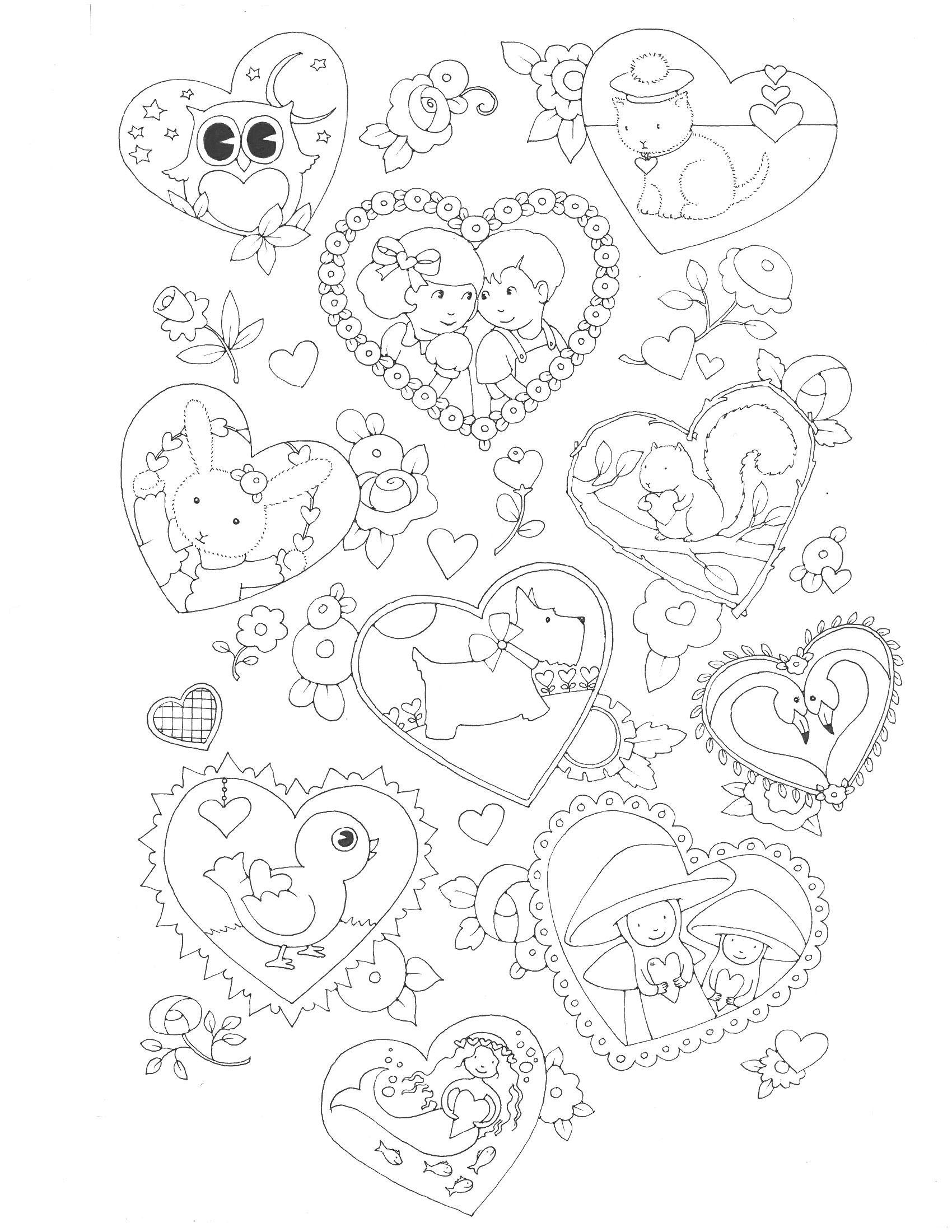 1700x2200 Mary Engelbreit Coloring Pages Nursery Rhymes Printable Colouring