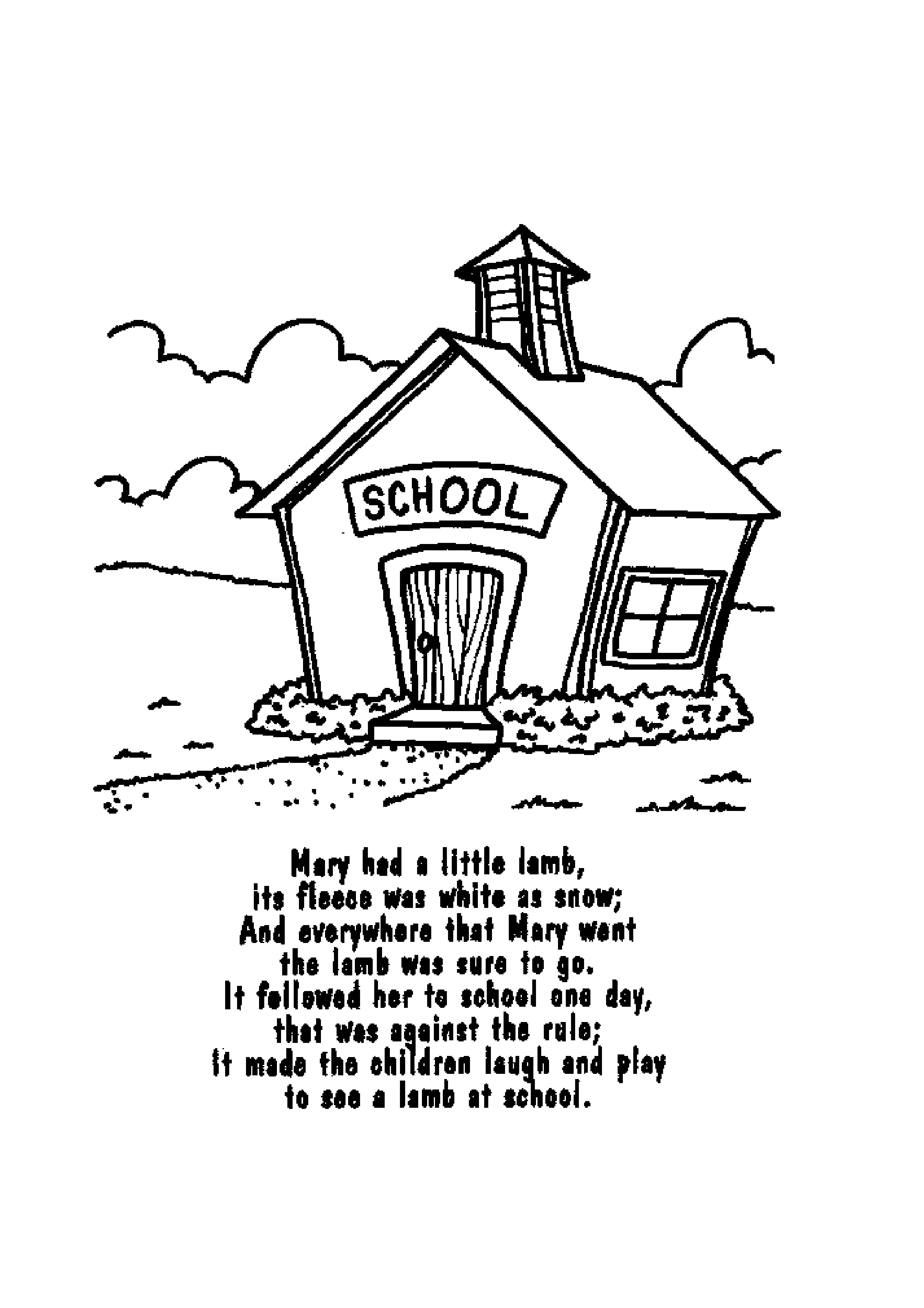 2479x3508 Nursery Rhymes Coloring Pages Printable Free Download Sheets