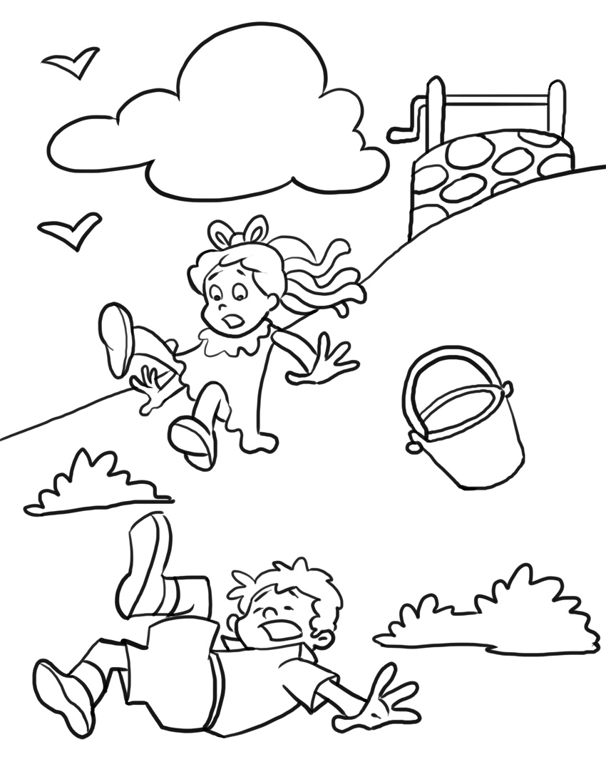 850x1100 Free Printable Nursery Rhymes Coloring Pages For Kids