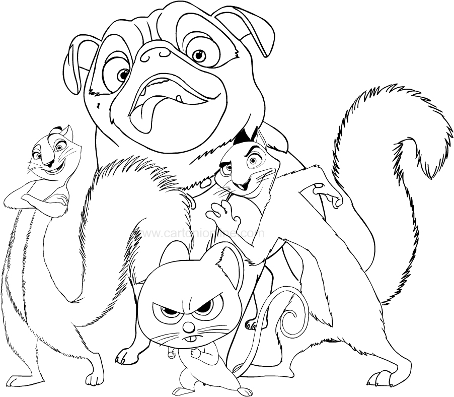 902x788 Drawing Nut Job The Movie Coloring Page