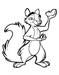 234x300 Top 10 The Nut Job 2 Coloring Pages