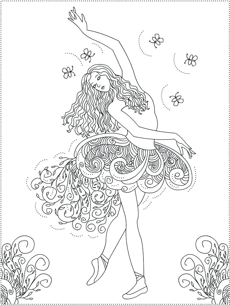 736x975 Nutcracker Ballet Coloring Pages Ballet Coloring Book Ballerina