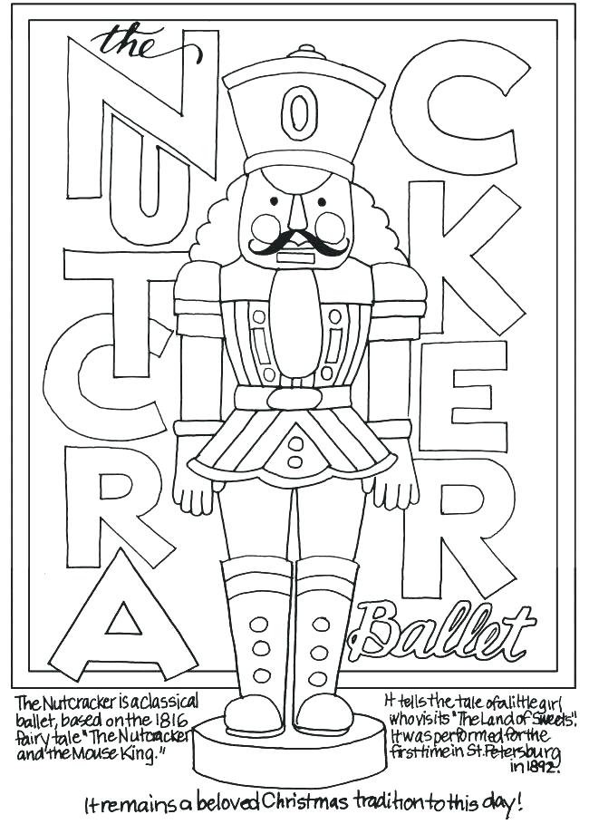 650x909 Nutcracker Coloring Pages Printable Nutcracker Coloring Pages Best