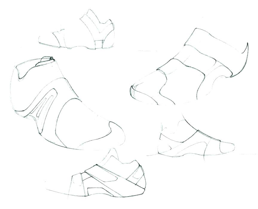 863x699 Shoe Coloring Pages Lovely Go Nuts With These Pros Shoe Coloring