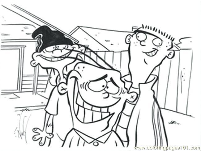650x491 Ed Edd Eddy Coloring Pages Page Free N Y
