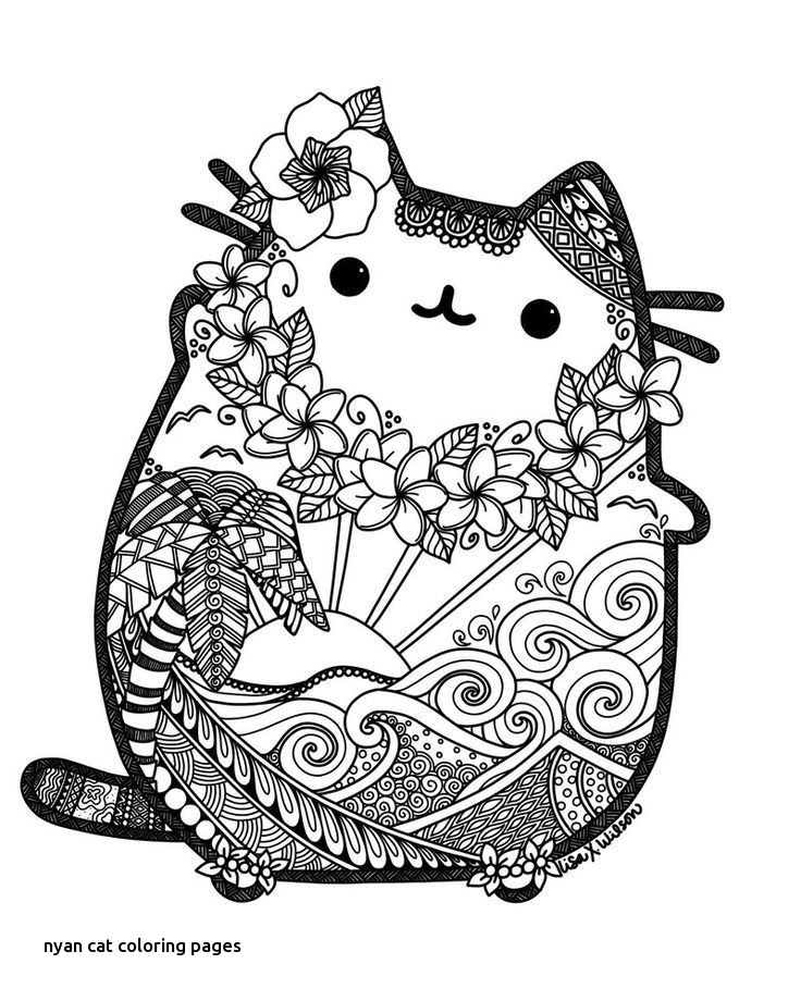 Nyan Cat Coloring Pages 736x920 Nyan Cat Coloring Pages