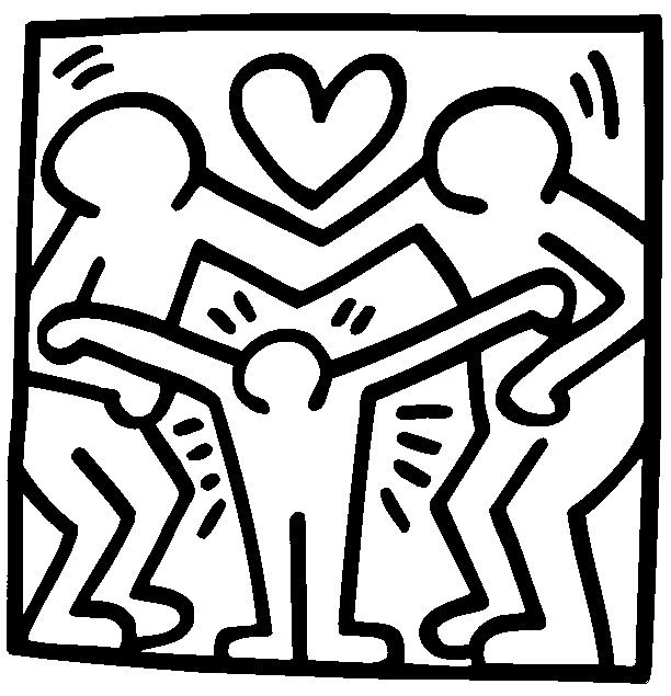 Coloring Pages Keith Haring Drawing Keith Haring 612x635 Coloring Pages Keith Haring Drawing Keith Haring