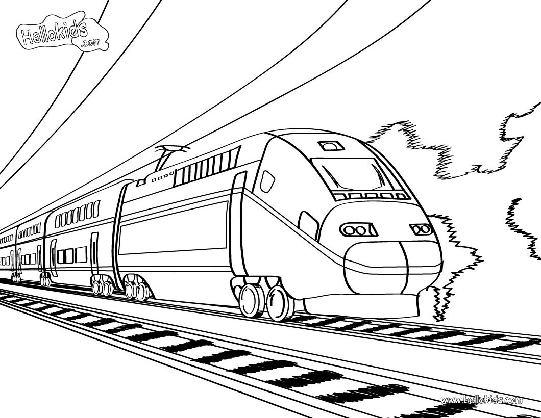 Subway Coloring Pages 1060x820 Subway Coloring Pages