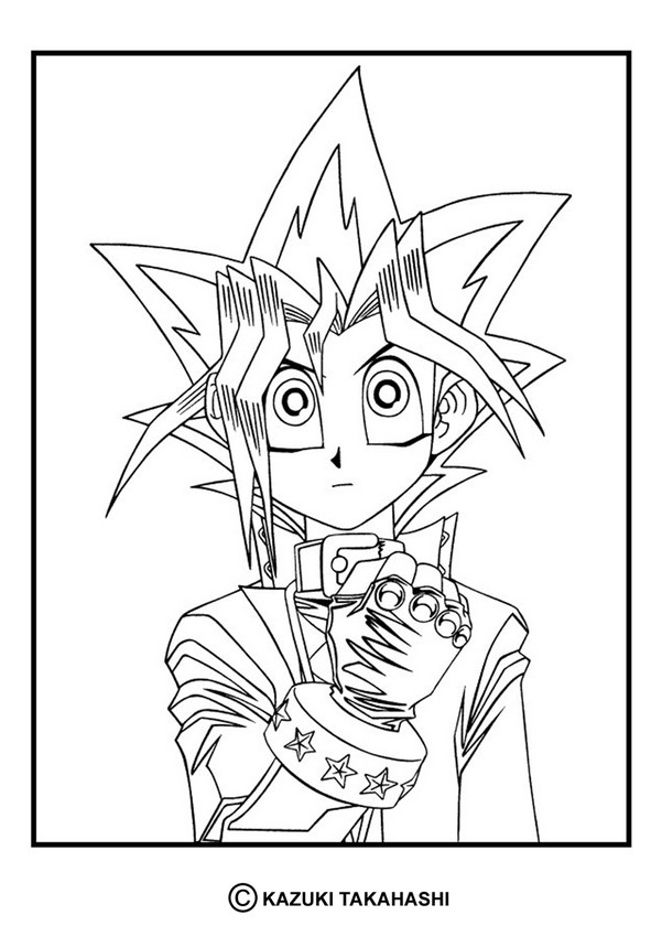 601x850 Yu Gi Oh Coloring Pages