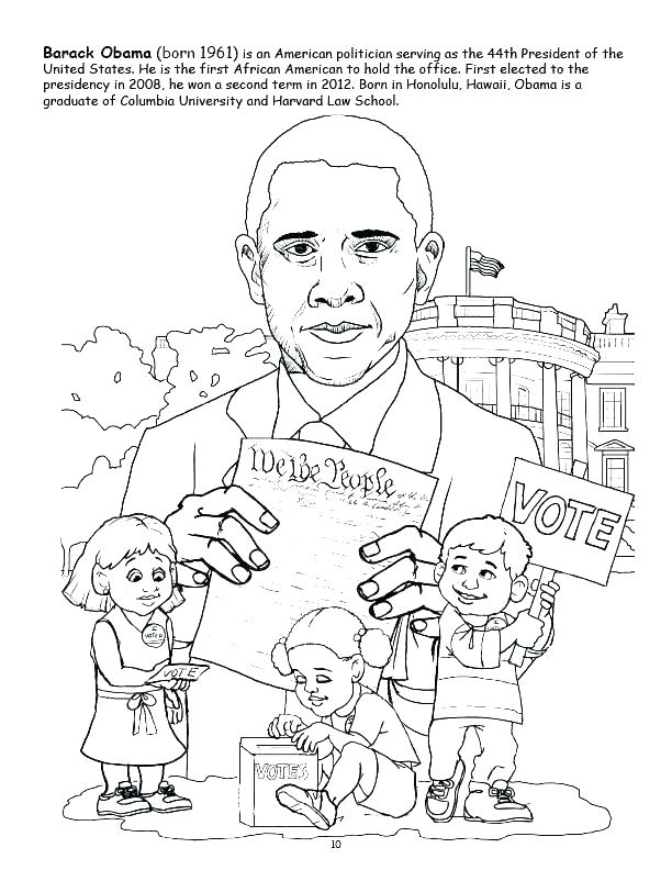 Michelle Obama Coloring Pages 612x792 Michelle Obama Coloring Pages