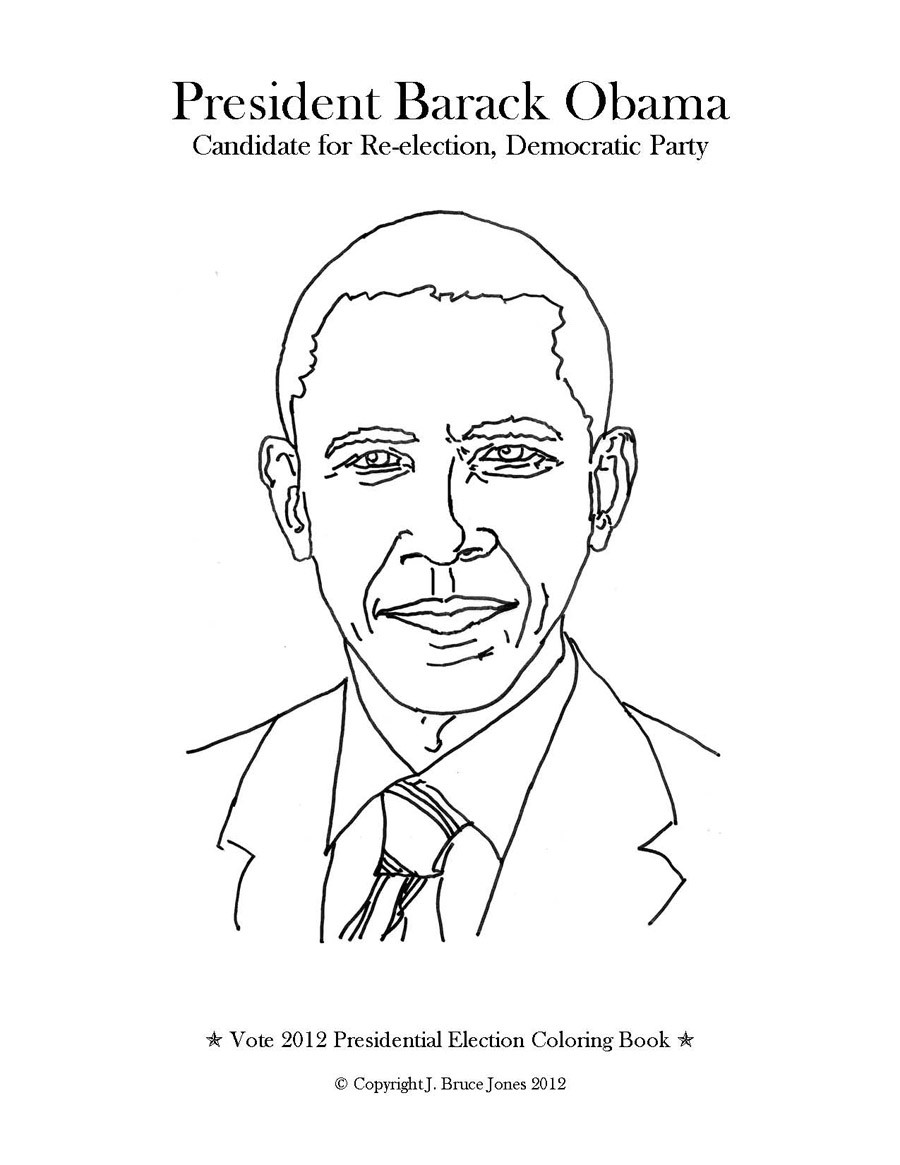 Barack Obama Coloring Page Pages Original Prepossessing Color 900x1165 Barack Obama Coloring Page Pages Original Prepossessing Color