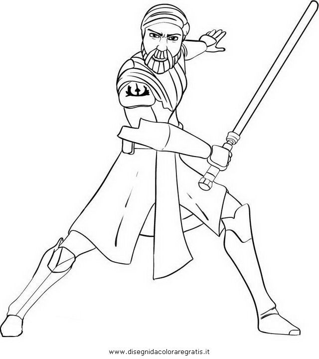 Obi Wan Coloring Page at GetColorings.com | Free printable colorings ...