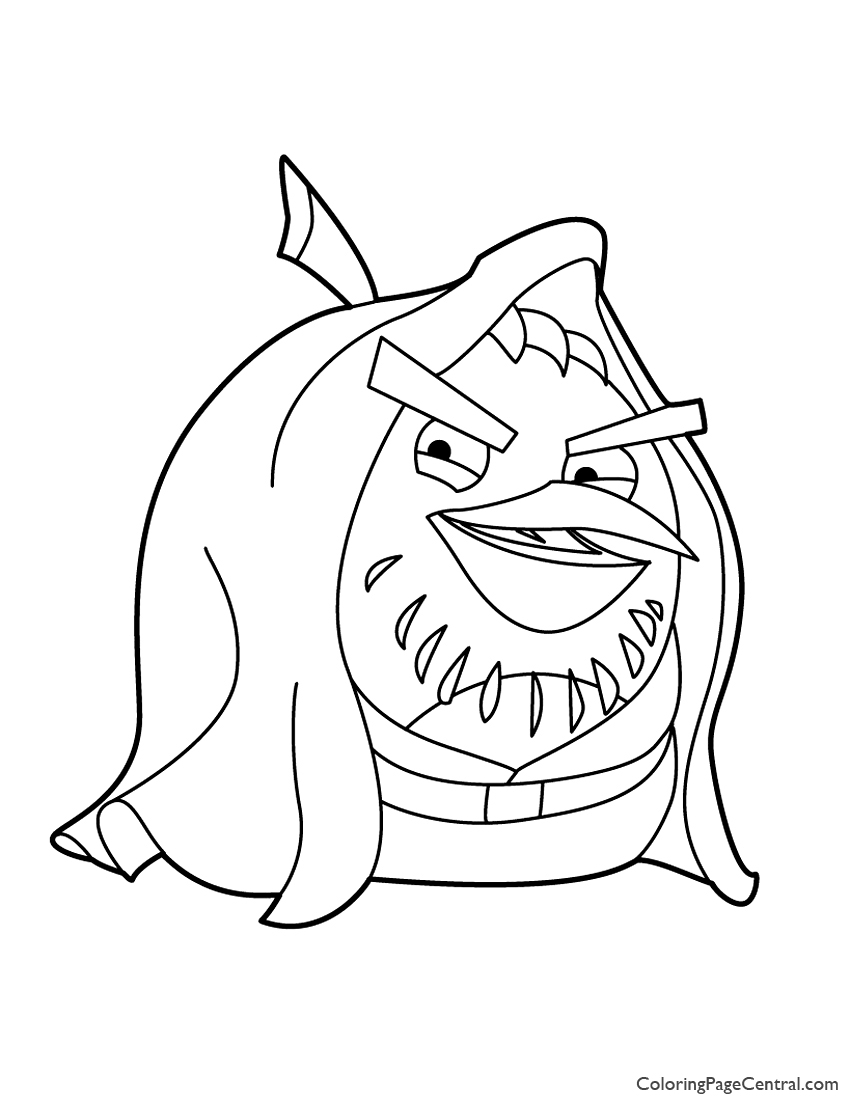 850x1100 Angry Birds Star Wars Obi Wan Kenobi 02 Coloring Page Coloring