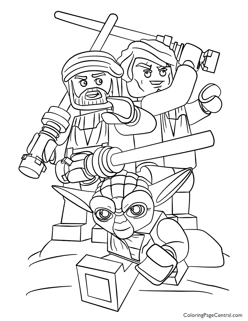 850x1100 Lego Star Wars 01 Coloring Page Coloring Page Central