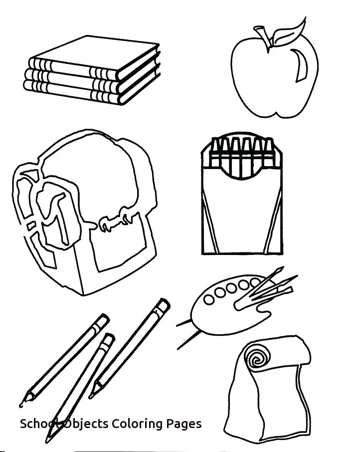 Classroom Objects Coloring Pages School Objects Coloring Pages 700x906 Classroom Objects Coloring Pages School Objects Coloring Pages