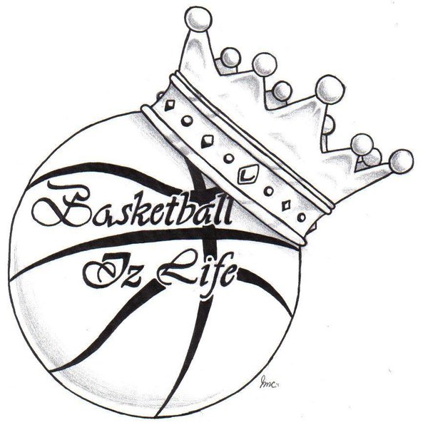 600x603 Basketball Coloring Page