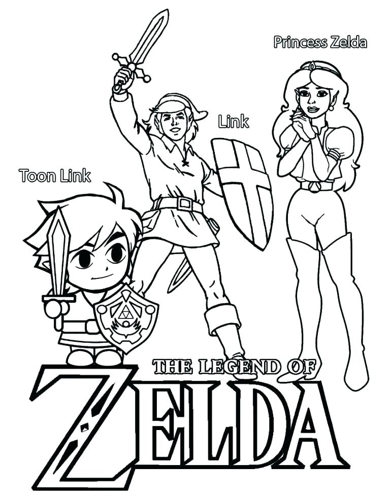 770x984 Legend Zelda Coloring Pages Princess Coloring Pages Legend