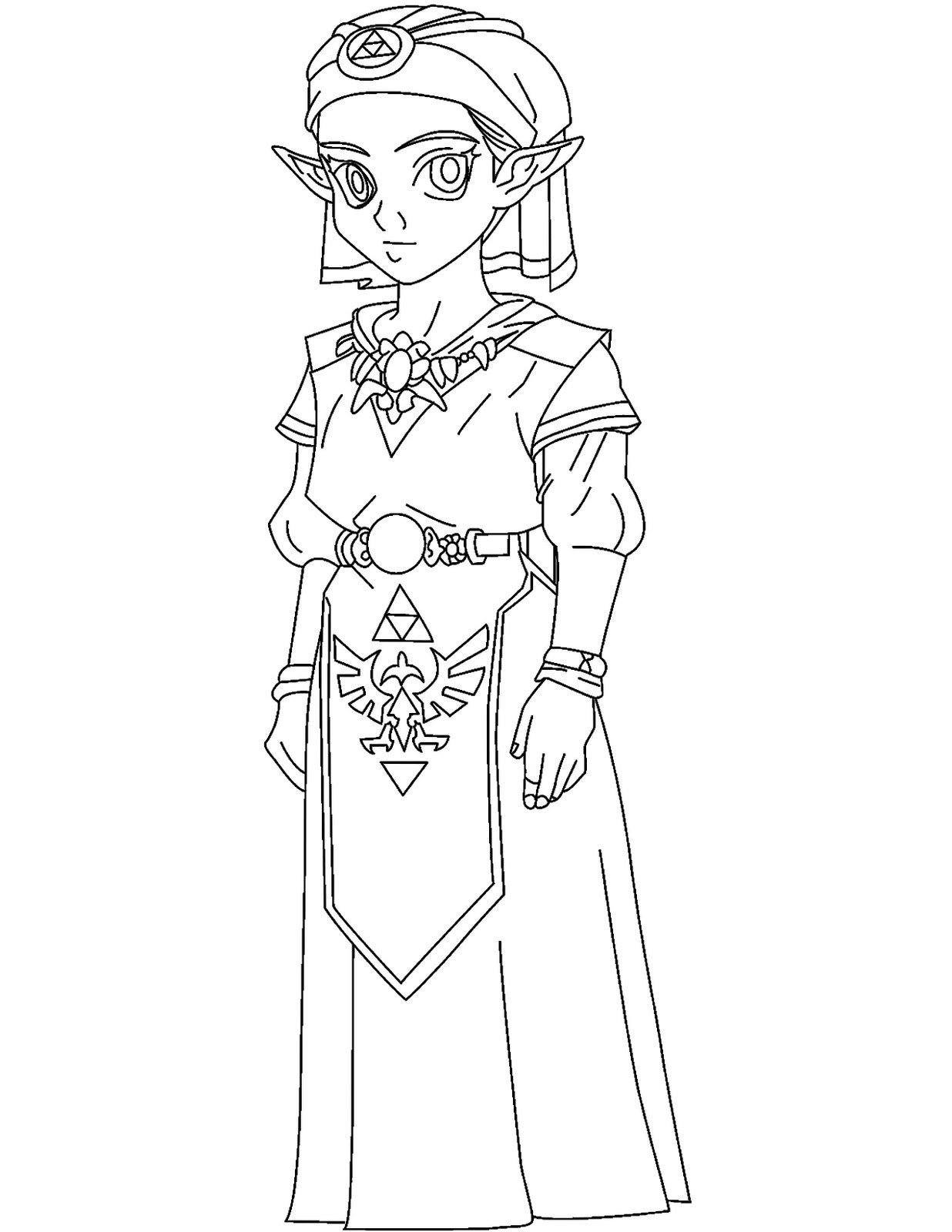 1236x1600 Legend Of Zelda Link Coloring Pages