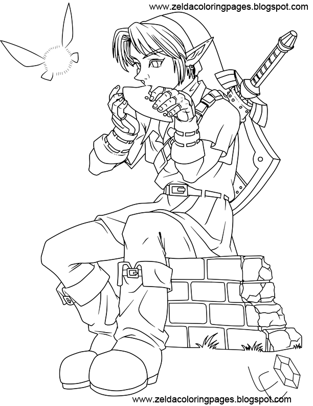 612x792 Some More Zelda Coloring Pages Love Lineart Zelda Amp Link