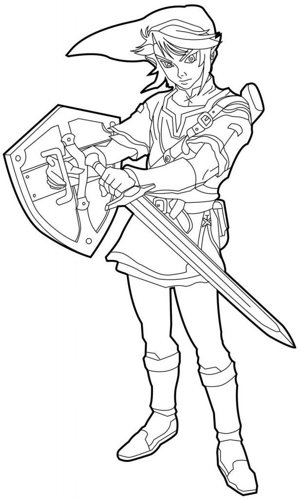 614x1024 Free Printable Zelda Coloring Pages For Kids Adult Coloring