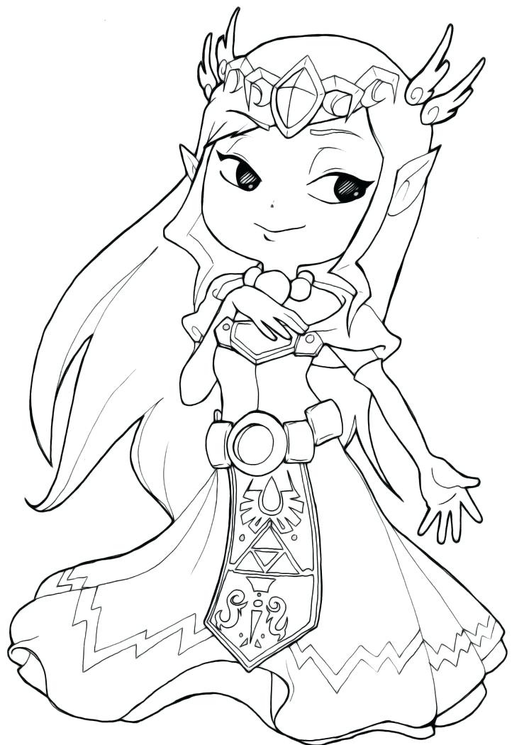 739x1050 Idea Legend Of Zelda Coloring Pages And Astonishing Princess
