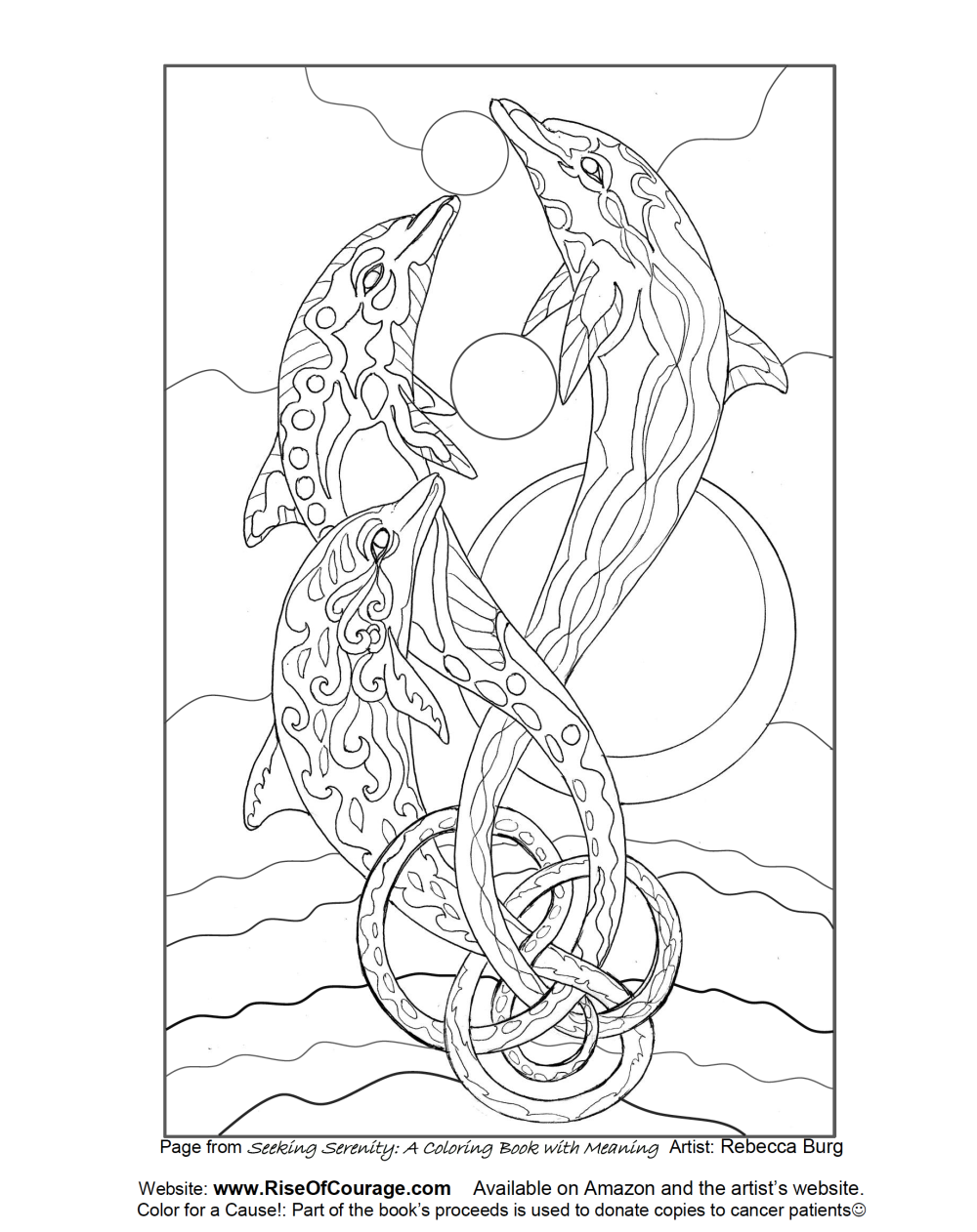1000x1262 Free Coloring Page Dolphin Ocean Sea Life From The Seeking