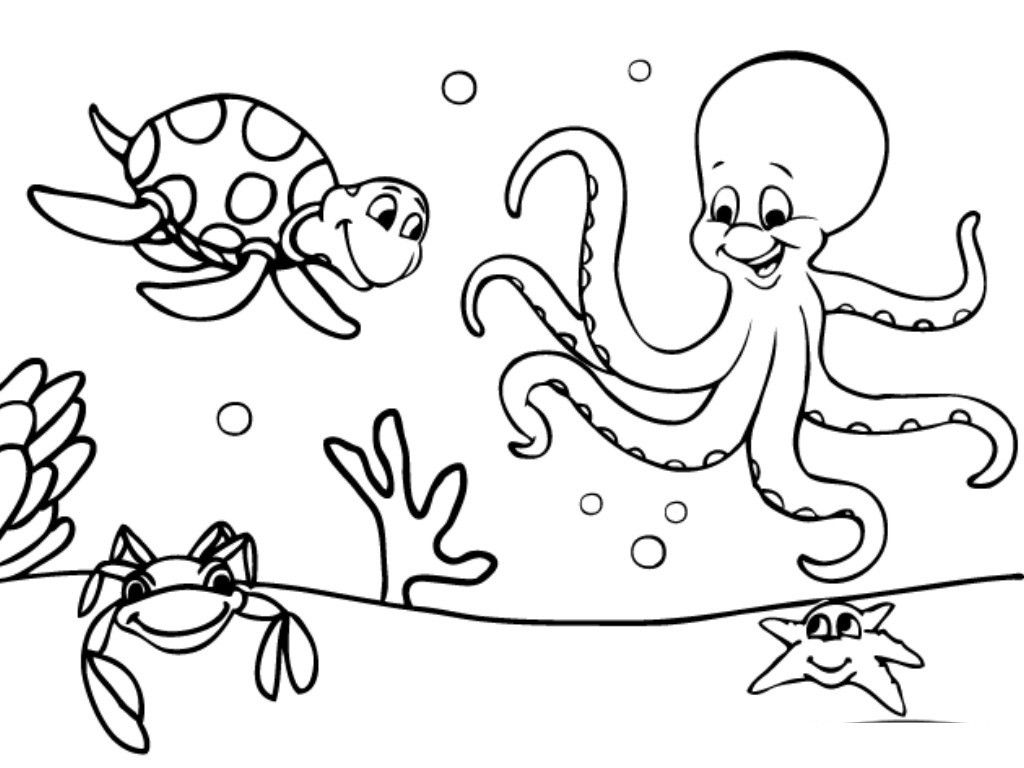 1024x768 Download Amazing Printable Ocean Coloring Pages For Free Design