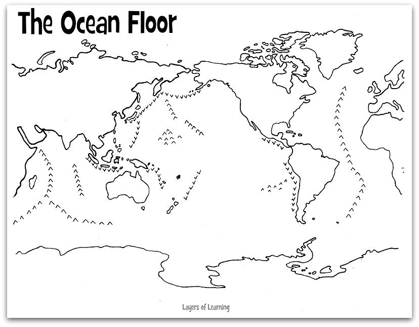 The Ocean Floor Free Printable, Ocean And Earth Science 828x646 The Ocean Floor Free Printable, Ocean And Earth Science