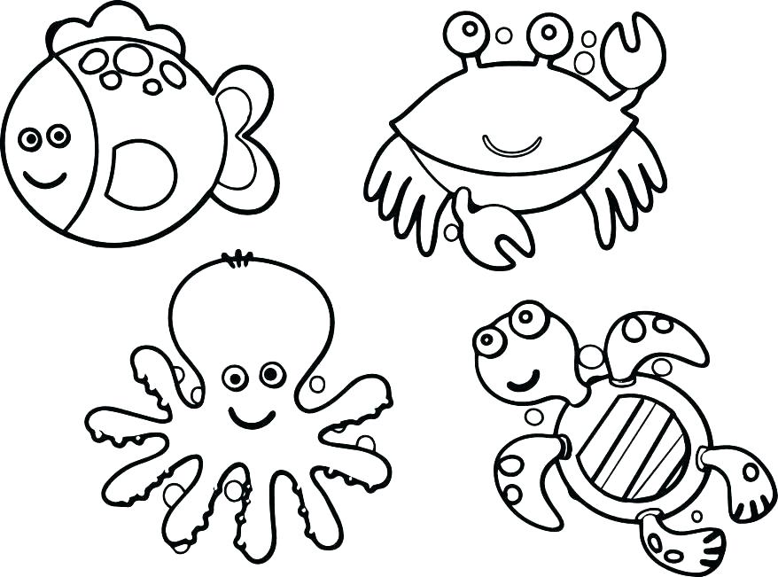 Ocean Life Coloring Pages Marine Coloring Page Marines Pages 878x651 Ocean Life Coloring Pages Marine Coloring Page Marines Pages