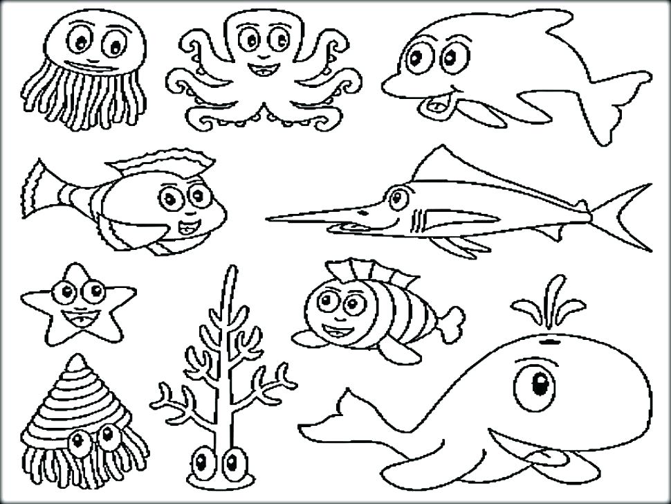 Underwater Coloring Pages Underwater Coloring Page Underwater 970x728 Underwater Coloring Pages Underwater Coloring Page Underwater