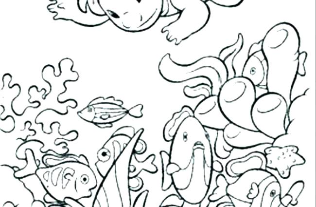 650x425 Ocean Scene Coloring Page Ocean Coloring Pages Printable 9 Ocean