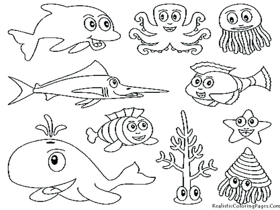 940x705 Underwater Coloring Pages Ocean Scene Coloring Page Ocean