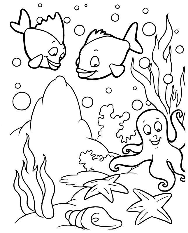 645x798 Coloring Sheets Kindergarten 18 Ocean Coloring Page Ocean Floor