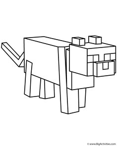 236x295 Minecraft Coloring Pages Ocelot, Free Printables And Minecraft