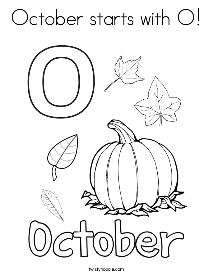 685x886 October Starts With O Coloring Page