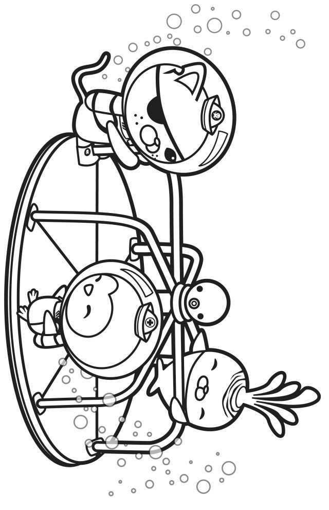 640x991 The Octonauts Coloring Pages