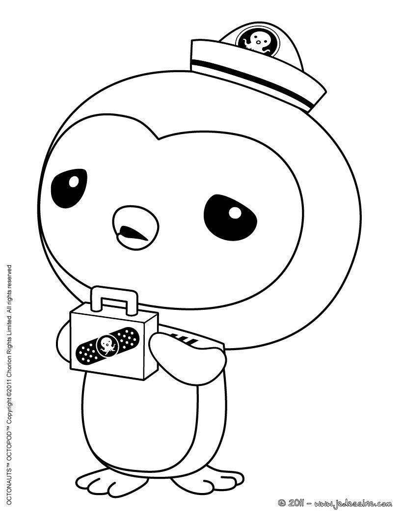 821x1061 Coloring Pages To Print Octonauts Coloriage Octonauts Medic Peso