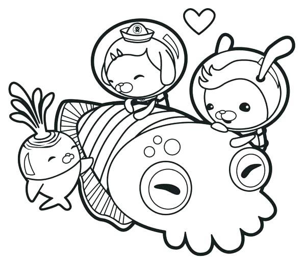 600x505 Coloring Pages Octonauts Coloring Pages Printable The Meet Giant