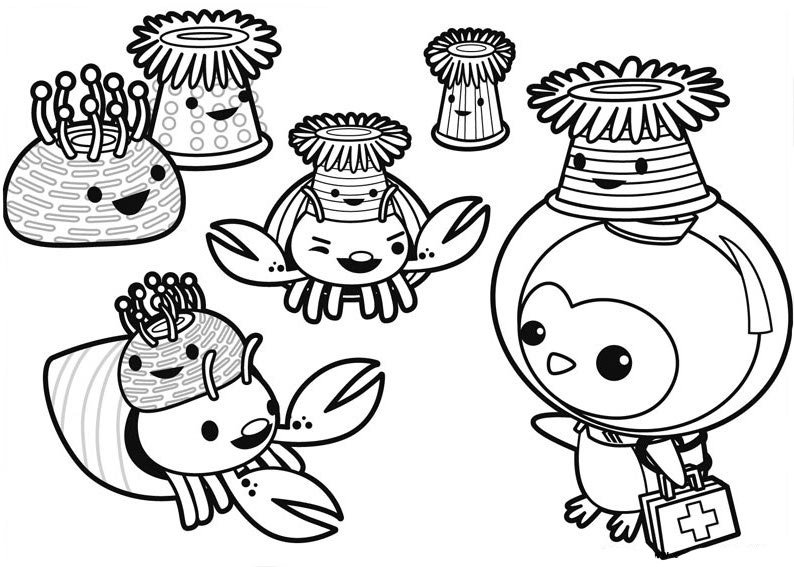 794x567 Octonauts Coloring Pages Beautiful Octonauts Coloring Pages