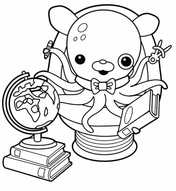 612x662 Octonauts Coloring Pages To Print Coloring Pages To Print