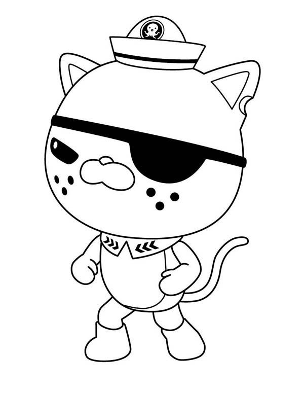 Awesome Kwazii Kitten From The Octonauts Coloring Page Kwazii 600x775 Awesome Kwazii Kitten From The Octonauts Coloring Page Kwazii
