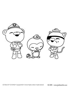 Coloring Pages To Print Octonauts Octonauts (Peso) Colouring 236x304 Coloring Pages To Print Octonauts Octonauts (Peso) Colouring